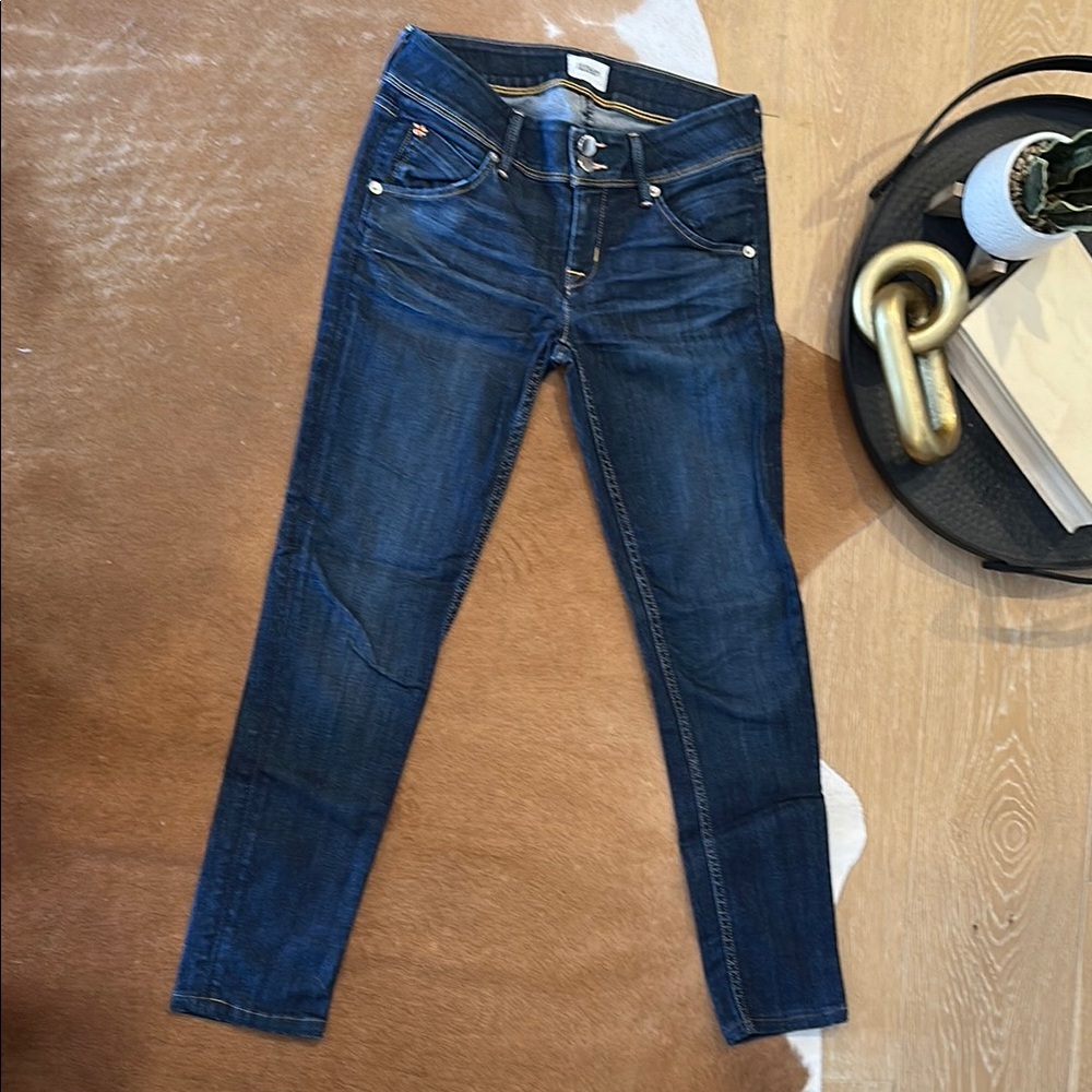 Hudson Collin Flap Skinny Blue Jeans - Picture 3 of 8